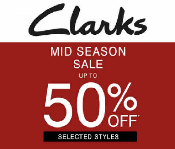 Clarks Mid Season Sale