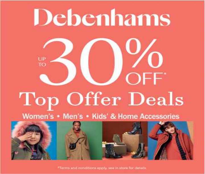  Debenhams discount codes